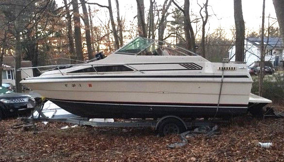 1985 Sea Ray Cabin Mercruiser I/O w Trailer Brockton, MA | No Fees & No Reserve