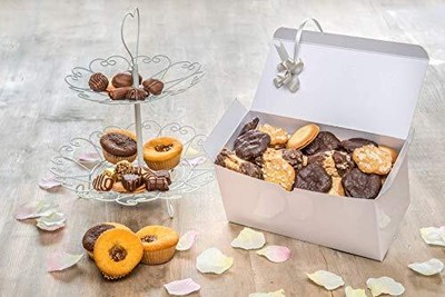 Mpfy Gift Box 10 Pack 9x4.5x4.5inch White Gift Boxes With Lids Bridesmaid Propos