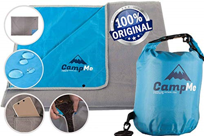 Premium Waterproof Picnic And Camping Blanket - Outdoor / Travel Cozy Fleece / -