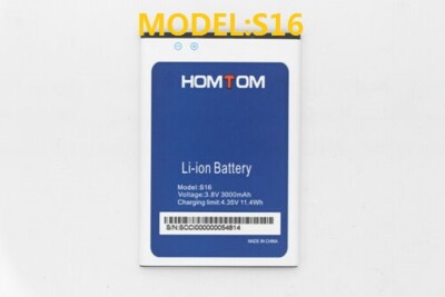 Homtom S16 NEW Original Li-ion 3000mAh For Homtom S16 CellPhone Warranty Battery