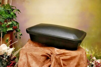 Newnak's Small 18'' Economy Pet Casket Black