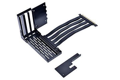 LIAN LI LAN2-1X Premium PCI-E x16 3.0 Black Extender Riser Cable 200mm and Co...