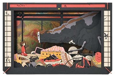 ENSKY Paper Theater STUDIO GHIBLI Spirited Away Paper Craft Kit from Japan*