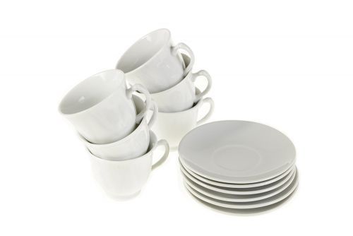 Weiße Geschirr- & Tafelservice-Komplettsets