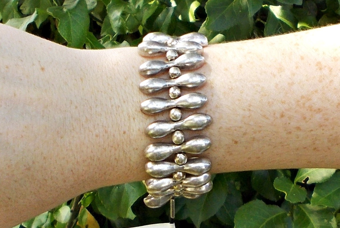 Mon Bijou Bilul Crystal Bracelet NWT clear Swarovski crystals & sterling silver