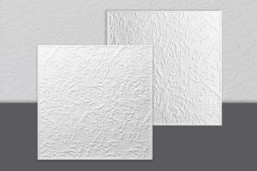 Decosa Deckenplatte AP 103 (Gent), Deckenverkleidung Styropor weiß, 20 m²