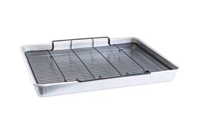 Extra Large Oven Crisping Baking Tray With Rack 21 l X 15 w X 2 h Inches