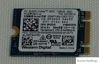 Dell (Western Digital SDAPTUW-128G-1012) Western Digital SDAPTUW-128G P0XH3