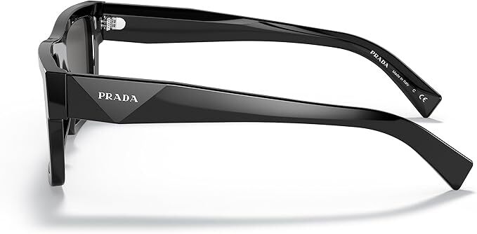 Pre-owned Prada Brand  Sunglasses Pr 19ws 1ab5s0 Black Gray Man
