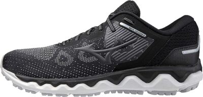 Мужские кроссовки Mizuno Wave Horizon 5, черный/лунный, 9,5 D, средний США