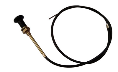 New Universal 84" Choke Cable Black Knob