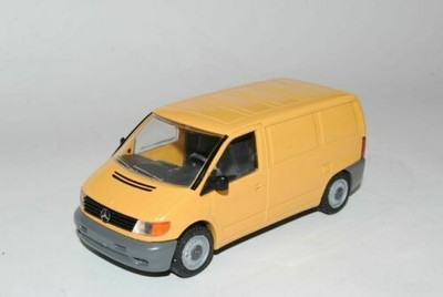 Mercedes-Benz Vito Transporter Box Yellow 1996-2003 W638 1/43 Nzg Model Car