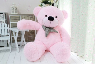 New Stuffed Giant 32/'/' Big Pink Plush Teddy Bear Huge Soft 100/% Cotton Doll Gift