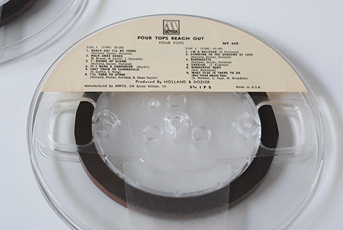FOUR TOPS REEL TO REEL AUDIO MUSIC TAPES - LOT OF 2