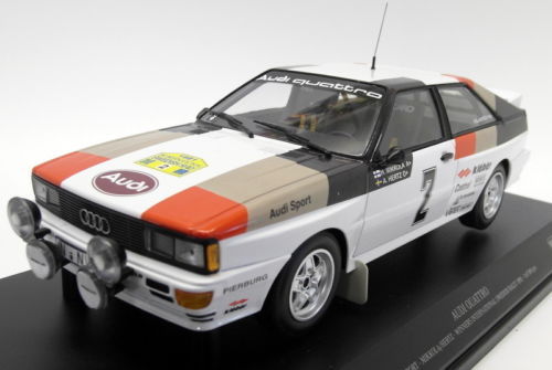 Modellini statici di auto da corsa Rally minichamps Scala 1:18 per Audi
