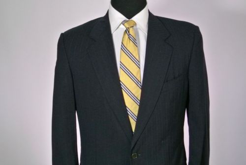 Wool Blend Striped Suits & Blazers for Men