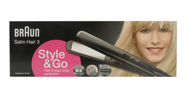 Braun ST 300 Satin Hair 3 Style & Go Haarglätter für unterwegs 