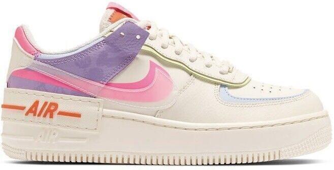 Кроссовки Nike Air Force 1 Low Shadow бежевого цвета, цвет слоновой кости (женские) Размер 8,5w New CU3012-164