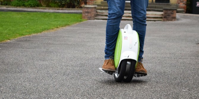 Airwheel Q5 Electric Dual Wheel Unicycle Electric Scooters 170Wh Green