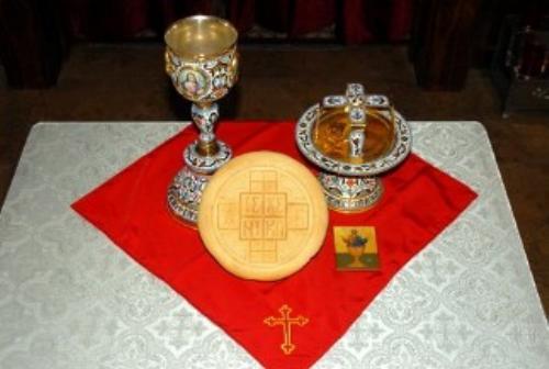 "The Gifted Pan" - Prosphoro, Prosphora, Prosfora, Qurban, Holy Bread Baking Pan