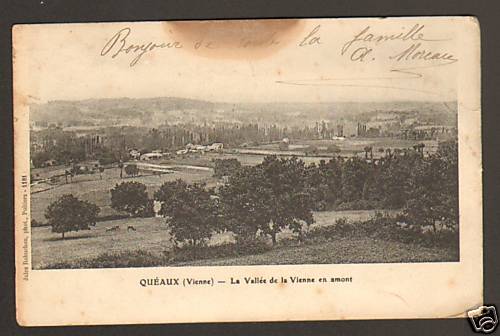 Queaux (86)  Fermes & Villas, Vallee De La Vienne Amont En 1911