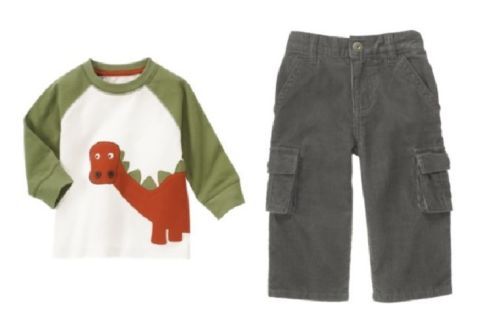 Gymboree 100% 纯棉服装和套装男童