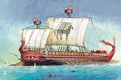 ZVEZDA Carthagenian Ship 1/72 Re Release HC-Z9030 Military Model Kit