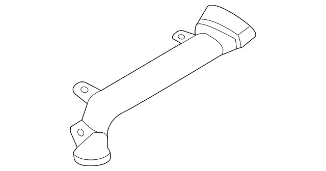Genuine Ford Defroster Duct HC3Z-19E630-A
