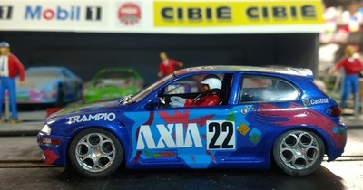 22 AXIA Alfa 147 GT 1/32nd Scale Custom Built Slot Car NIB FLY