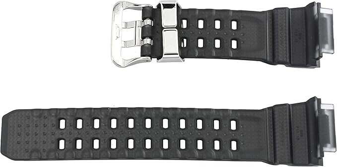 Pre-owned Casio 10455216 Watch Band Belt For Gw-9400j Carbon Fiber From Japan