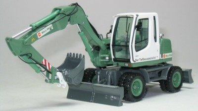 WSI CONRAD NZG 605.08 LIEBHERR A309 Wheel Excavator MAX WILD 1:50