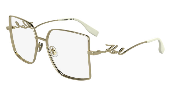 KARL LAGERFELD KL359 715 Damen Brille Metall Oval Gold