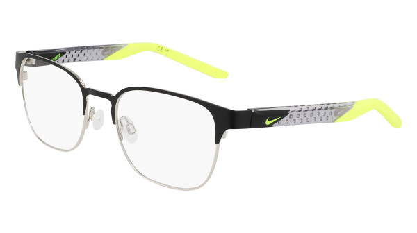 Lunettes Nike 8156 002 pour hommes métal carré noir
