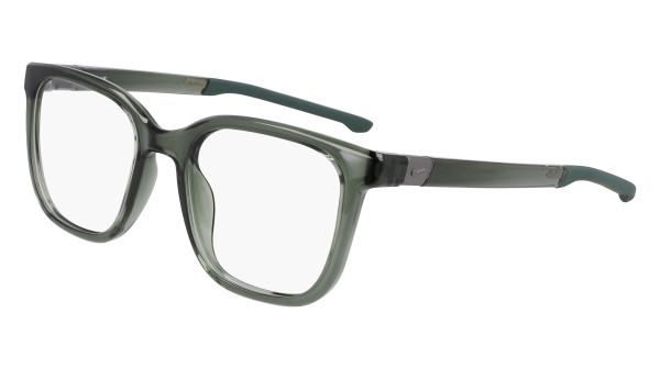 NIKE 7158 301 Women's Eyeglasses Plastic Square Green