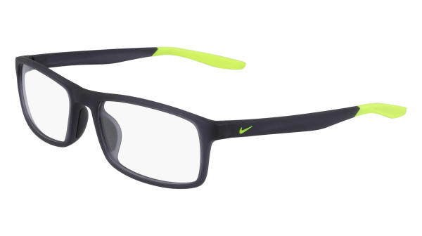 Lunettes Nike 7119 037 pour hommes en plastique ovale gris