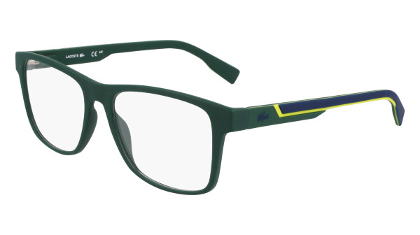 LACOSTE L2707MAGSET 301 Herren Brille Kunststoff Oval Grün