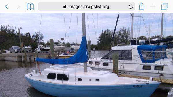 1966 CLASSIC & Beautiful 29ft Islander Sailboat Cocoa Beach, Fl Valued @ $7K