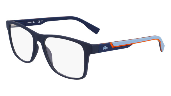 LACOSTE L2707MAGSET 410 Herren Brille Kunststoff Oval Blau