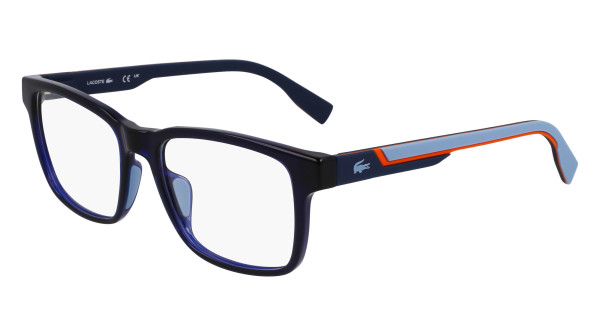 Lacoste L2965 410 Lunettes Homme Plastique Ovale Bleu