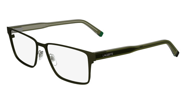 LACOSTE L2297 275 Herren Brille Metall Oval Braun