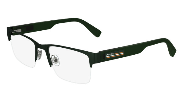 LACOSTE L2299 301 Herren Brille Metall Oval Grün
