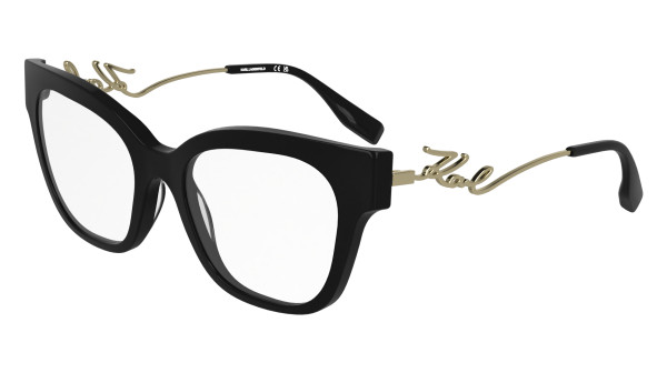 KARL LAGERFELD KL6191 001 Damen Brille Kunststoff Oval Schwarz