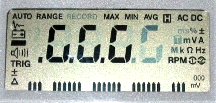 Fluke 83V 87V 88V Replacement Connector Kit for Fading  LCD Display Digits