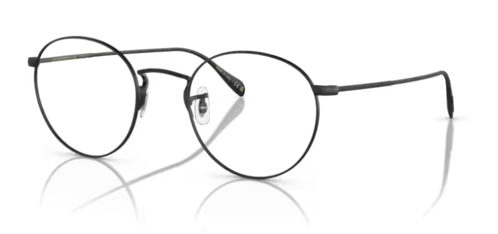 OLIVER PEOPLES OLIVER PEOPLES 0OV1186 COLERIDGE 5062 MATTE BLACK ROUND MEN'S EYEGLASSES