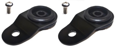 Torque Solution Radiator Mount Combo w/ Inserts Black) Fit Mitsubishi Evo 7/8/9