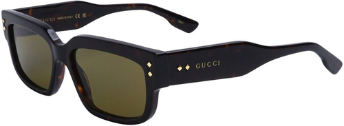 Pre-owned Gucci Gg1218s-002-56 Havana Havana Green