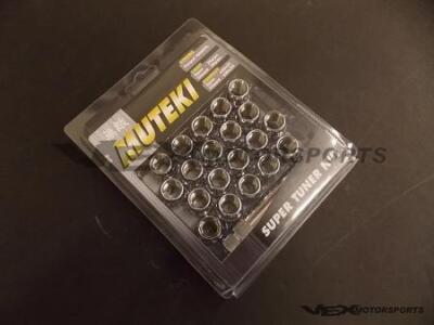 Yumi 　no1 Muteki - Open Ended Lug Nuts w/ Key - 12x1.5mm - Chrome | eBay