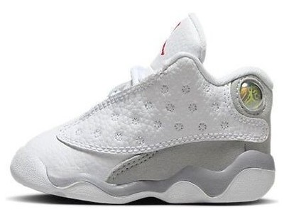 Детские кроссовки Jordan 13 Retro White/True Red-Серый Волк (DJ3004 160)
