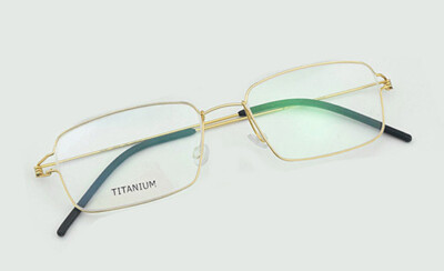 Danish Design - Screwless Gold Titanium Alloy Unisex Eyeglasses
