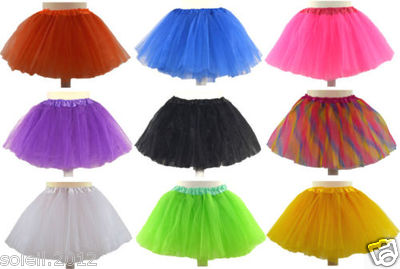  Tütü Sterne Uni Tüllrock Petticoat Ballett Tutu Ballettrock Kinder 92bis176Rock
